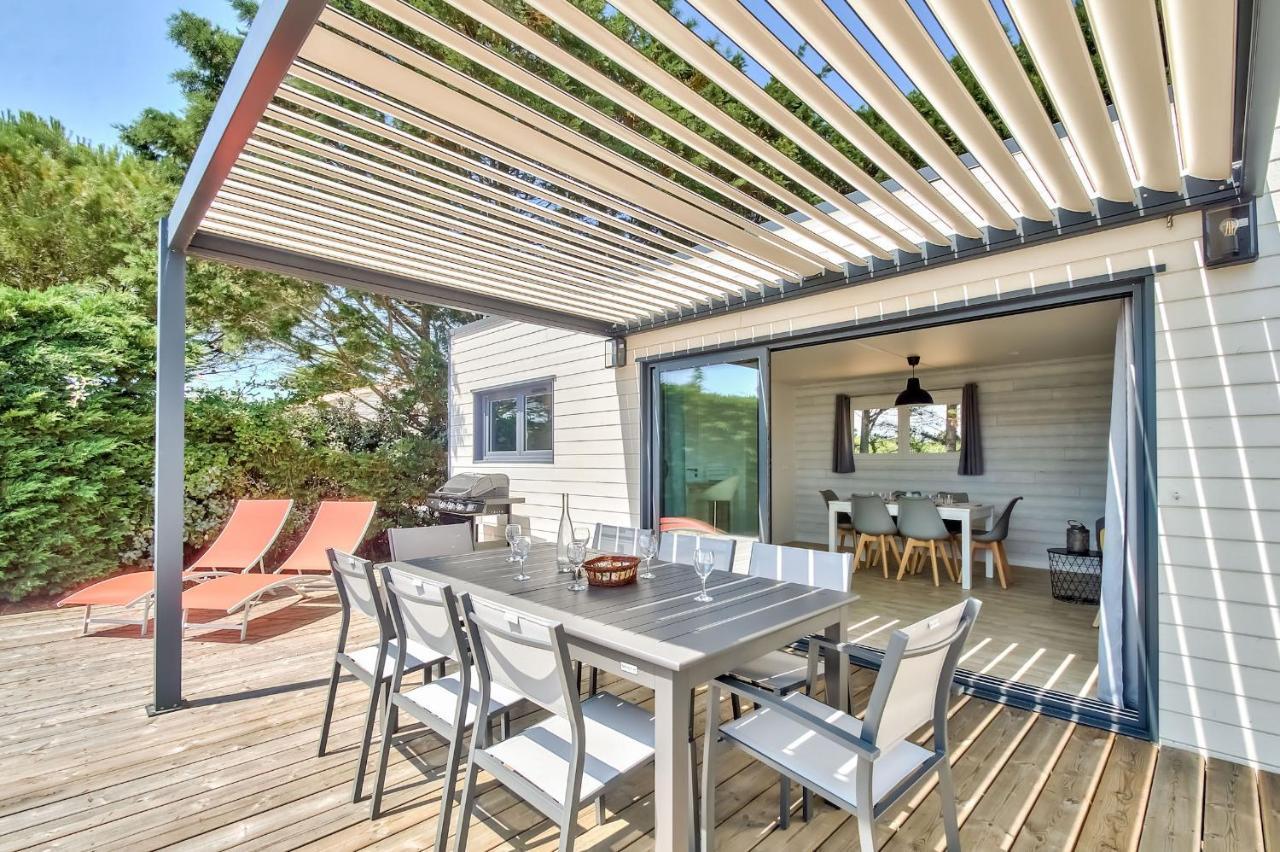 Chalet Pour 8 Dans Residence Avec Piscine Chauffee Brétignolles-sur-Mer Exterior foto